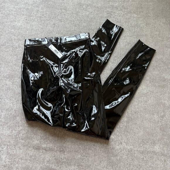 NWT Alice + Olivia Latex Pants - Picture 8 of 8